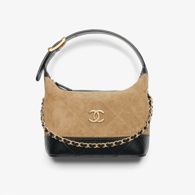 Chanel Suede Lambskin Colorblock Lunch Box Bag #379883