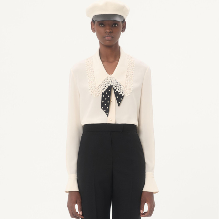 Valentino Crepe De Chine Shirt for Woman #333952