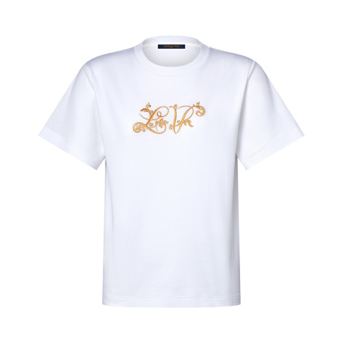 LOUIS VUITTON Signature Embroidery T-Shirt #379882