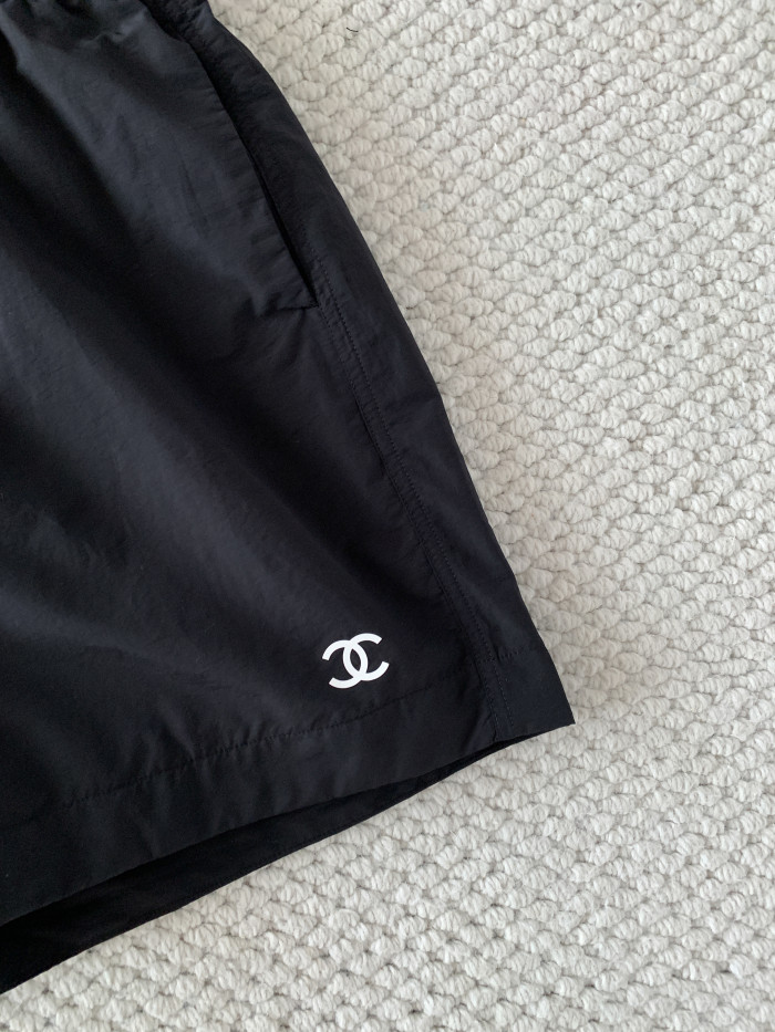 Chanel Cc Drawstring Shorts #379866