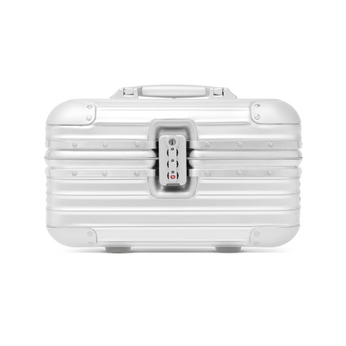RIMOWA Aluminum Travel Vanity Case in Silver #379431