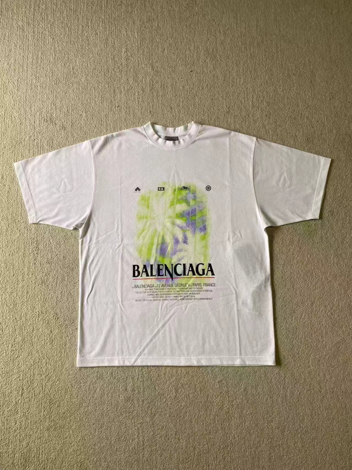 Balenciaga Coconut Jungle Round Neck Short Sleeves #379888