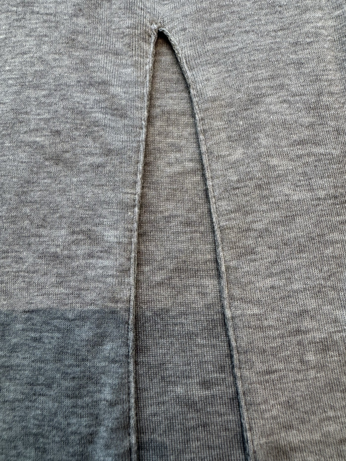 MiuMiu Grey Silk Jersey Dress #380047