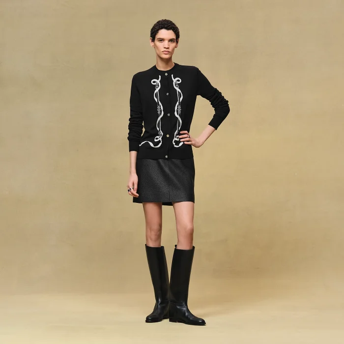 Hermès Ferronnerie Long-sleeve Cardigan #380114