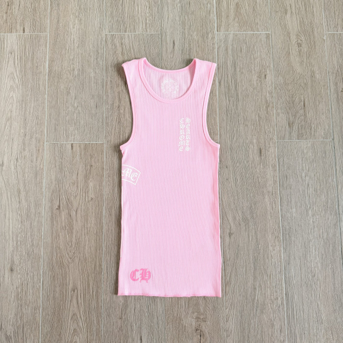 Chrome Hearts Knitted T-shirt Tank Top #380086