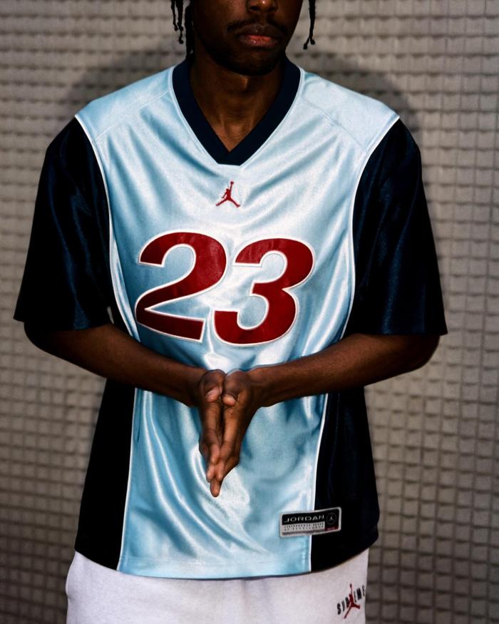 Supreme X AJ Jordan Week7 Warm Up Jersey Football Clothes Basketball Shorts #380048