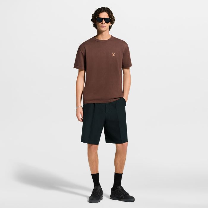 LOUIS VUITTON Short-Sleeved Crewneck With Signature #380054