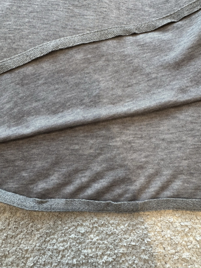 MiuMiu Grey Silk Jersey Dress #380047