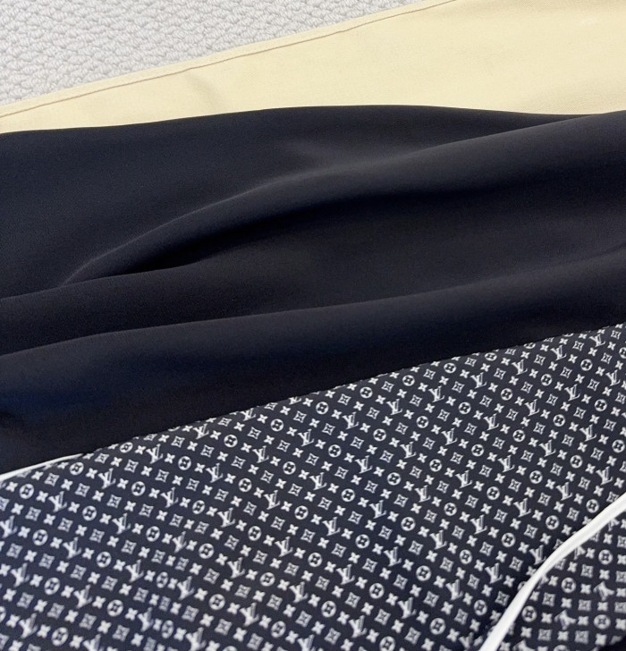 LOUIS VUITTON Monogram Scarf Skirt #379937