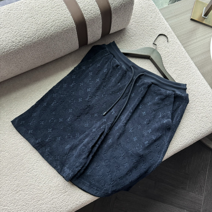 LOUIS VUITTON Monogram French Terry Shorts #190791