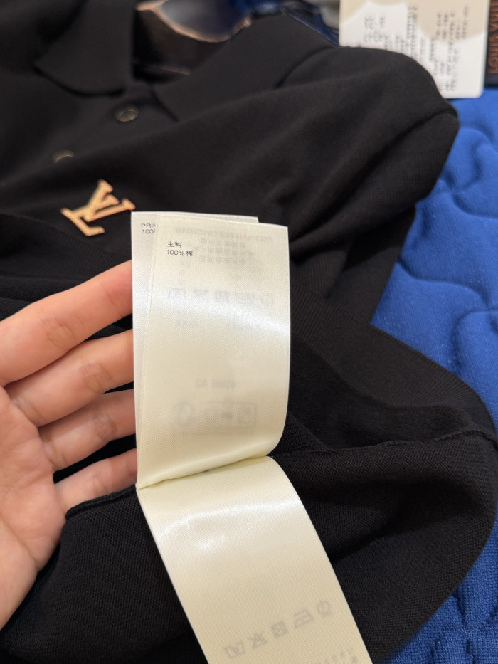 Louis Vuitton Short-Sleeved Polo Shirt With Signature #380218