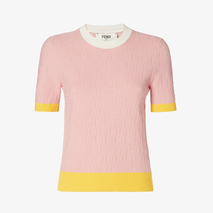 Fendi Jumper Cotton Light Blue #380132