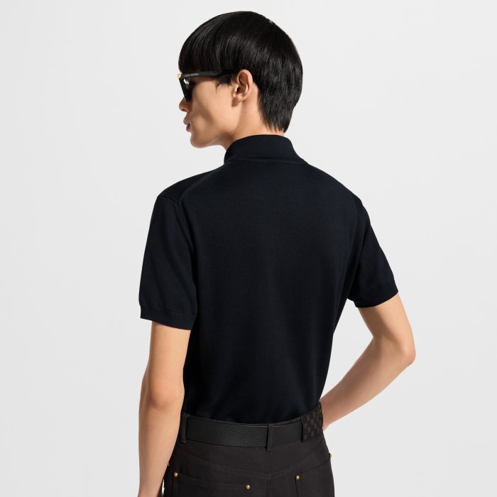 Louis Vuitton Short-Sleeved Polo Shirt With Signature #380218