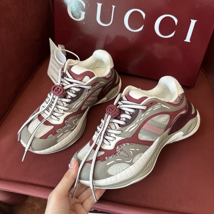 GUCCI Gucci 2.0 Sneaker in Mesh and Leather #380412