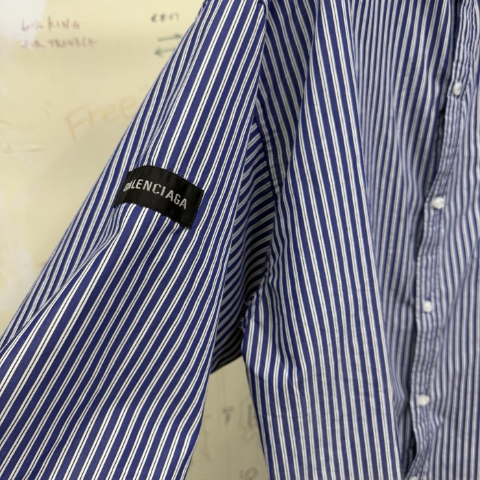 Balenciaga Oversized Striped Top Shirt #380277