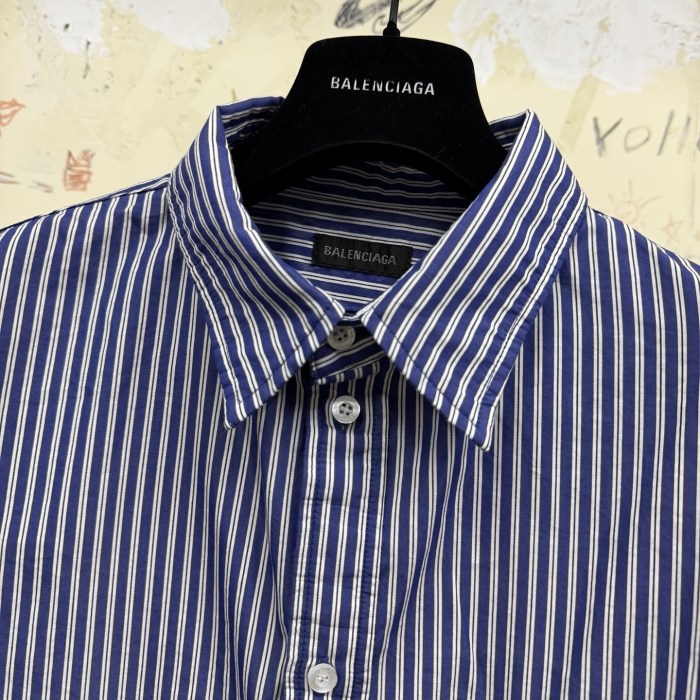 Balenciaga Oversized Striped Top Shirt #380277
