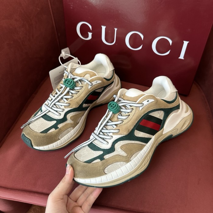 GUCCI Gucci 2.0 Sneaker in Mesh and Leather #380412