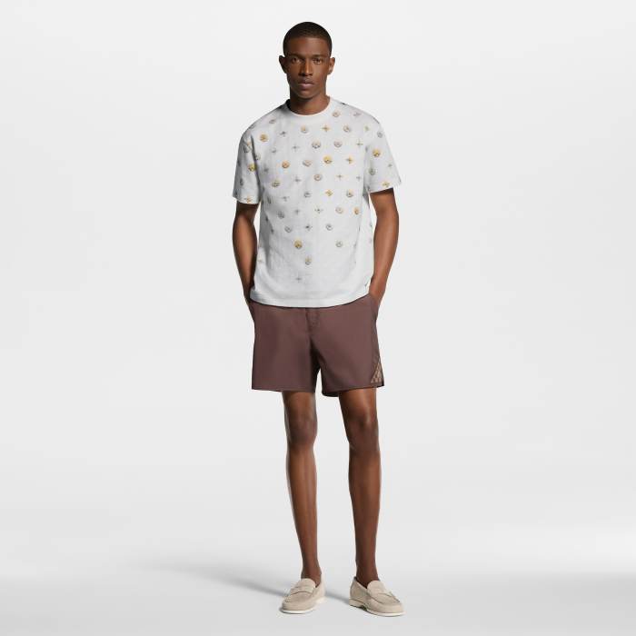 LOUIS VUITTON Overprinted Monogram Jacquard T-Shirt #380302