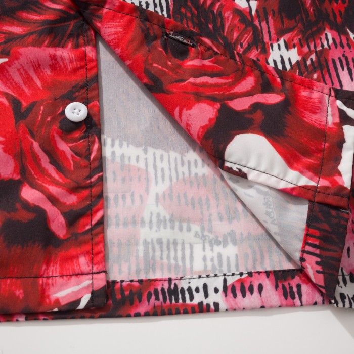 PRADA Pink Timecapsule Printed Cotton Shirt #380471