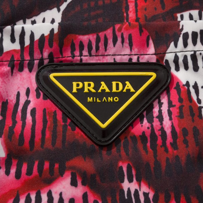 PRADA Pink Timecapsule Printed Cotton Shirt #380471