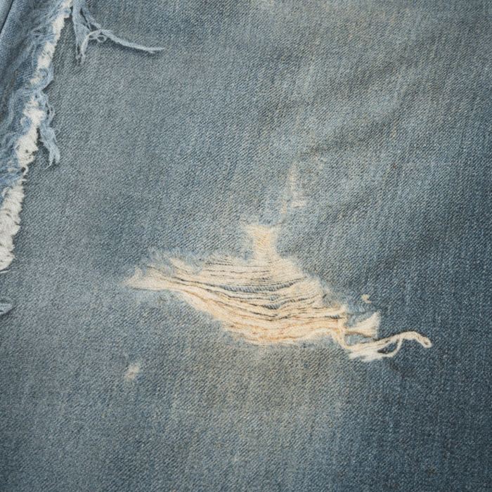 Acne Studio Trompe-l’œil Cropped Pants Jeans 1981 Mid Blue#380546