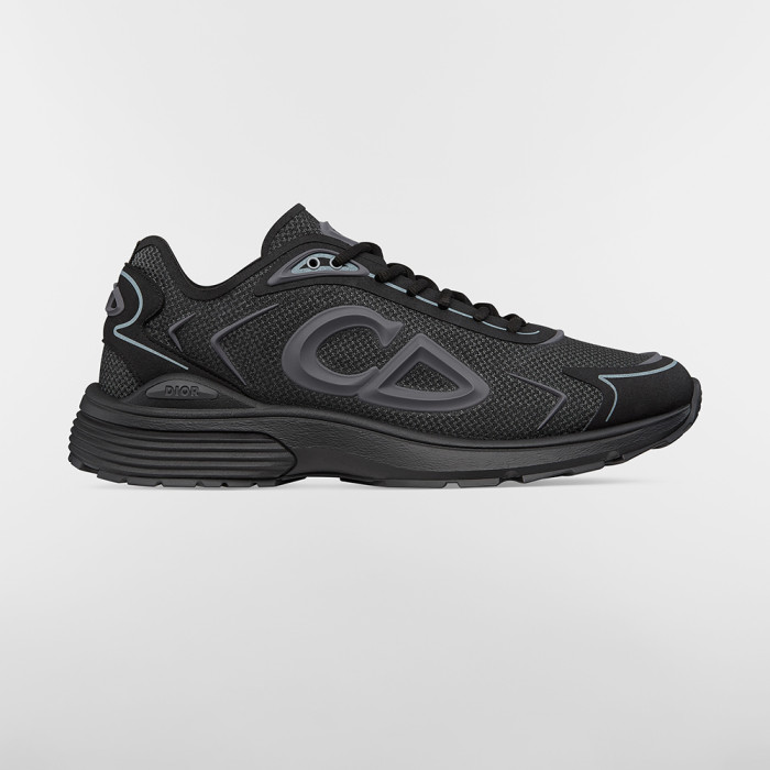 DIOR B30 Countdown Tech Sneaker Semi-Transparent N3O Nylon Technical Fabric and Rubber #381134