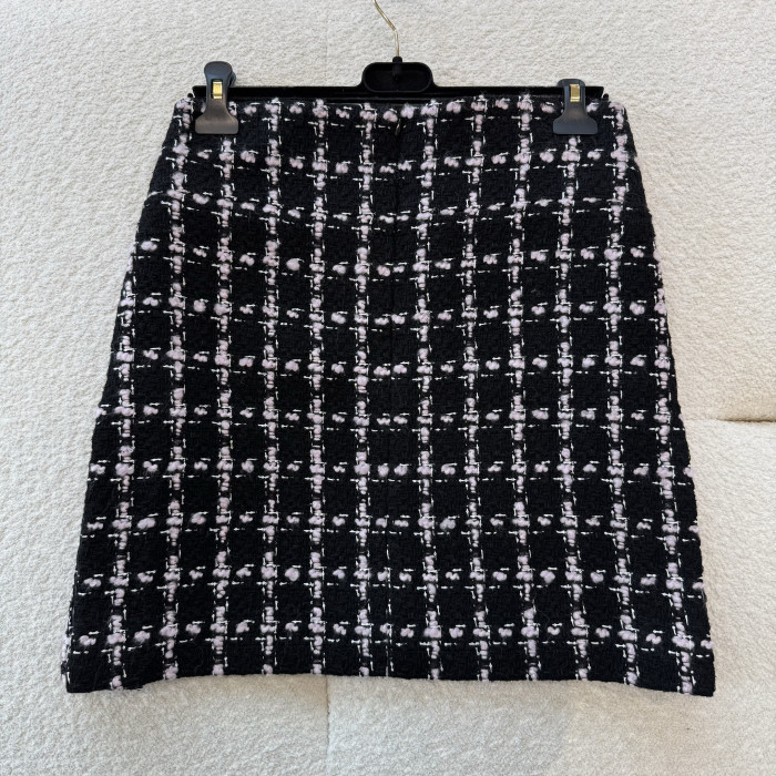 Chanel Tweed Jacket Skirt #381094