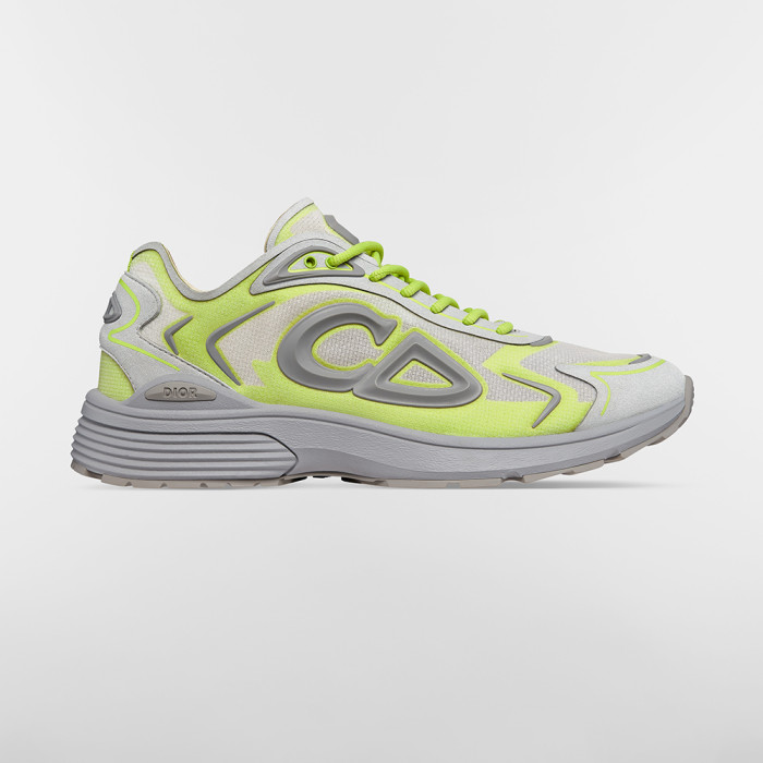 DIOR B30 Countdown Tech Sneaker Semi-Transparent N3O Nylon Technical Fabric and Rubber #381134
