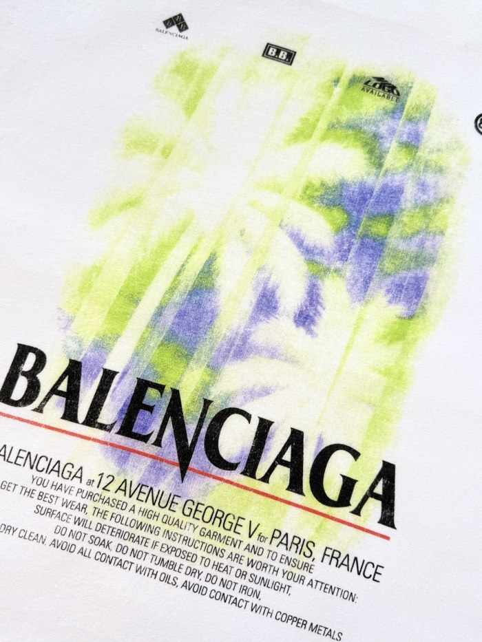 Balenciaga Coconut Jungle Round Neck Short Sleeves #381248