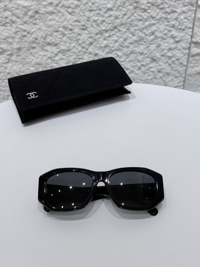 Chanel Sunglasses Rectangle Sunglasses Acetate #381370