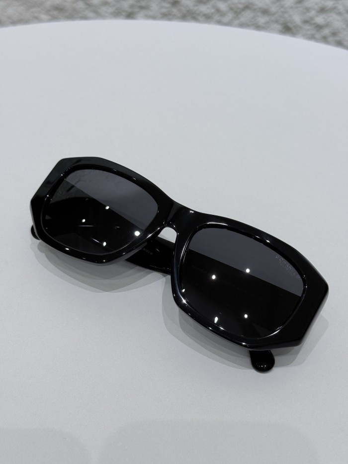 Chanel Sunglasses Rectangle Sunglasses Acetate #381370