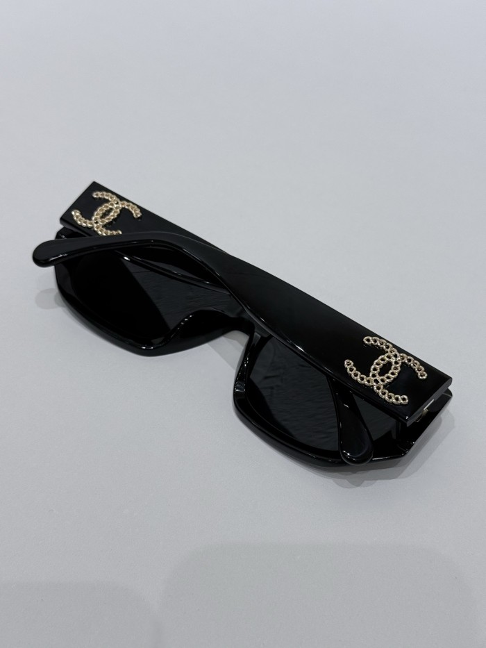 Chanel Sunglasses Rectangle Sunglasses Acetate #381370
