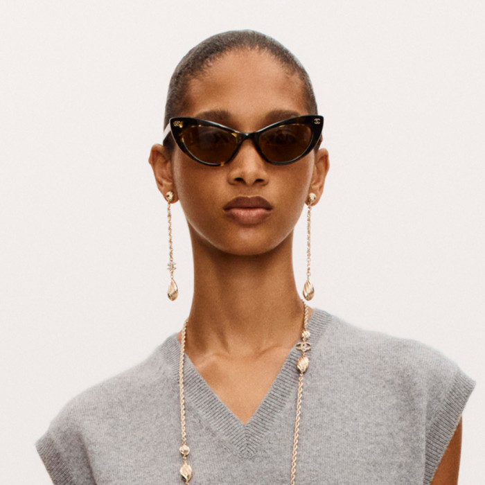 Chanel Sunglasses Cat Eye Sunglasses Acetate #381365