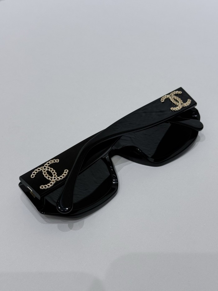 Chanel Sunglasses Rectangle Sunglasses Acetate #381370