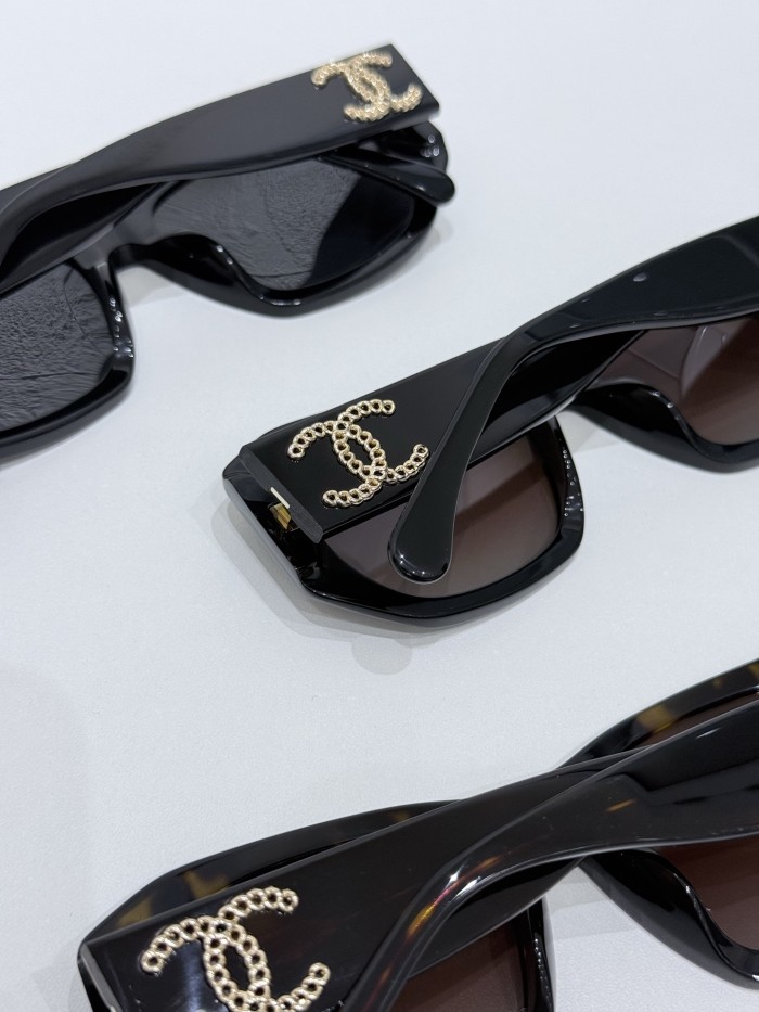 Chanel Sunglasses Rectangle Sunglasses Acetate #381370