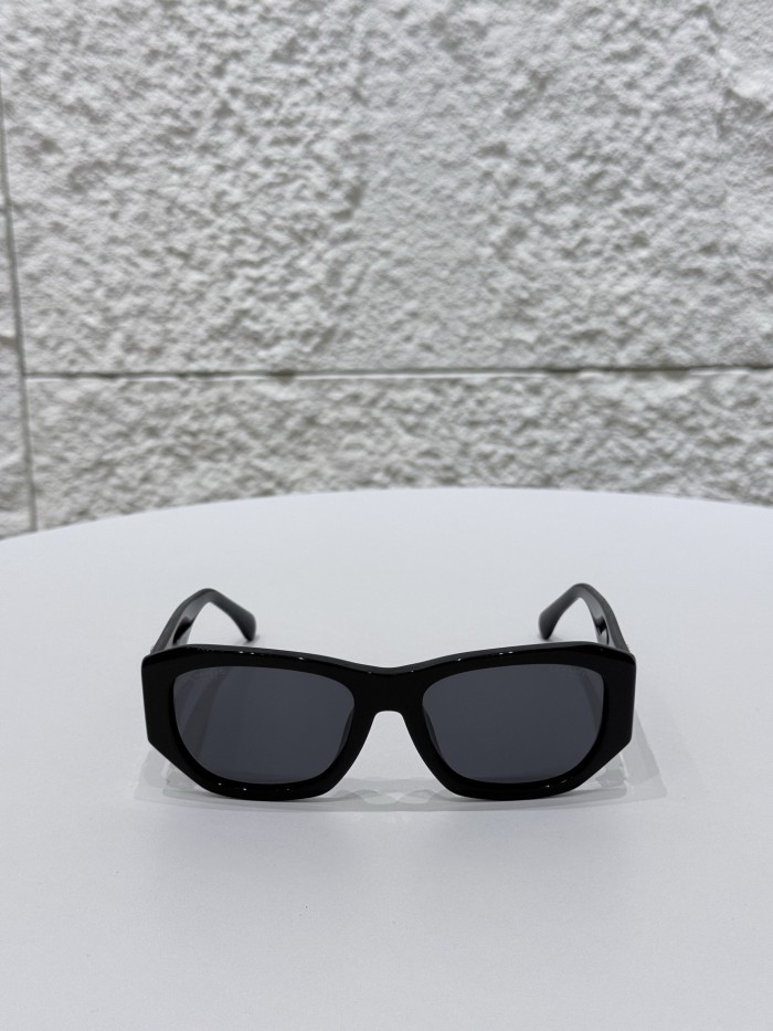 Chanel Sunglasses Rectangle Sunglasses Acetate #381370