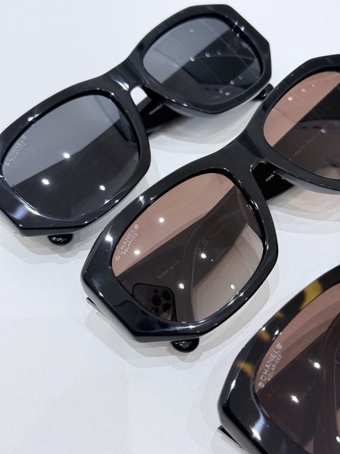 Chanel Sunglasses Rectangle Sunglasses Acetate #381370