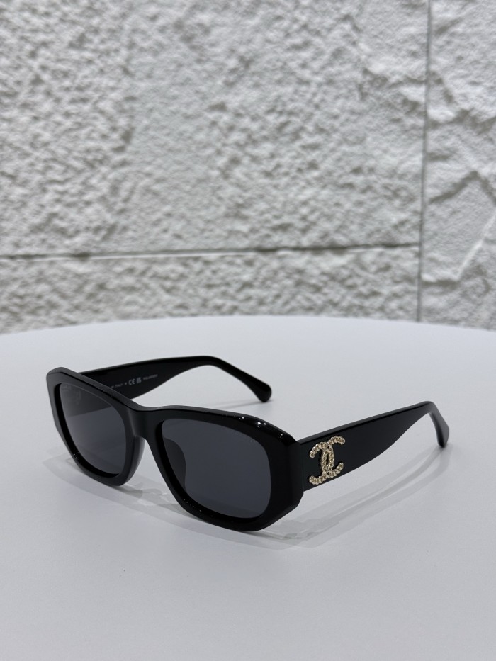 Chanel Sunglasses Rectangle Sunglasses Acetate #381370