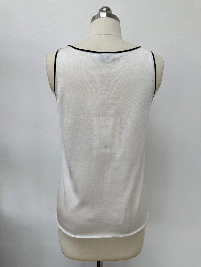 CHANEL Top Silk Pants Silk canvas #381260