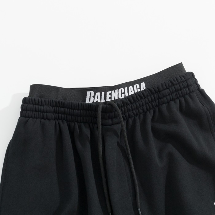 Balenciaga Double Waist Double Hook Embroidered Sweatpants #291423