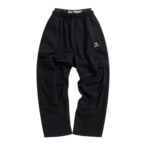 Balenciaga Double Waist Double Hook Embroidered Sweatpants #291423
