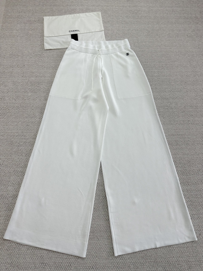 CHANEL Top Silk Pants Silk canvas #381260