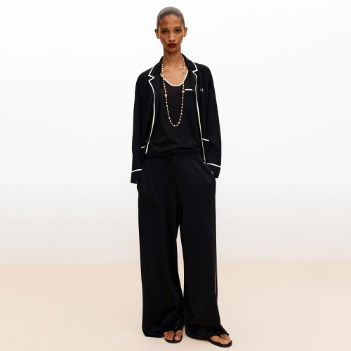CHANEL Top Silk Pants Silk canvas #381260
