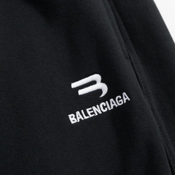 Balenciaga Double Waist Double Hook Embroidered Sweatpants #291423