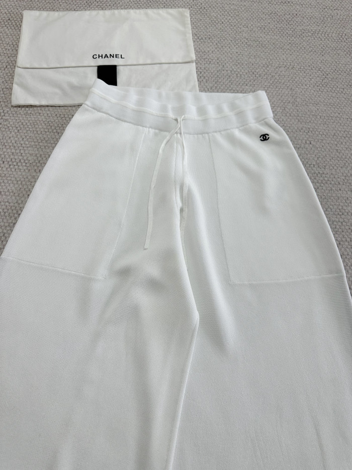 CHANEL Top Silk Pants Silk canvas #381260
