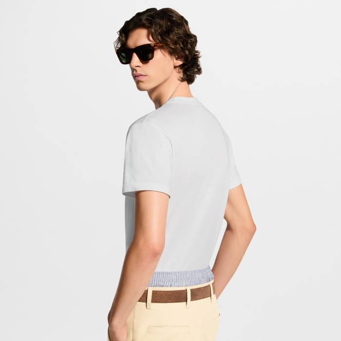 LOUIS VUITTON Slim Fit Signature T-Shirt #382028