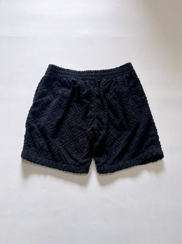 Chrome Hearts Cannes Cross Pattern Terry Elastic Casual Shorts #381940