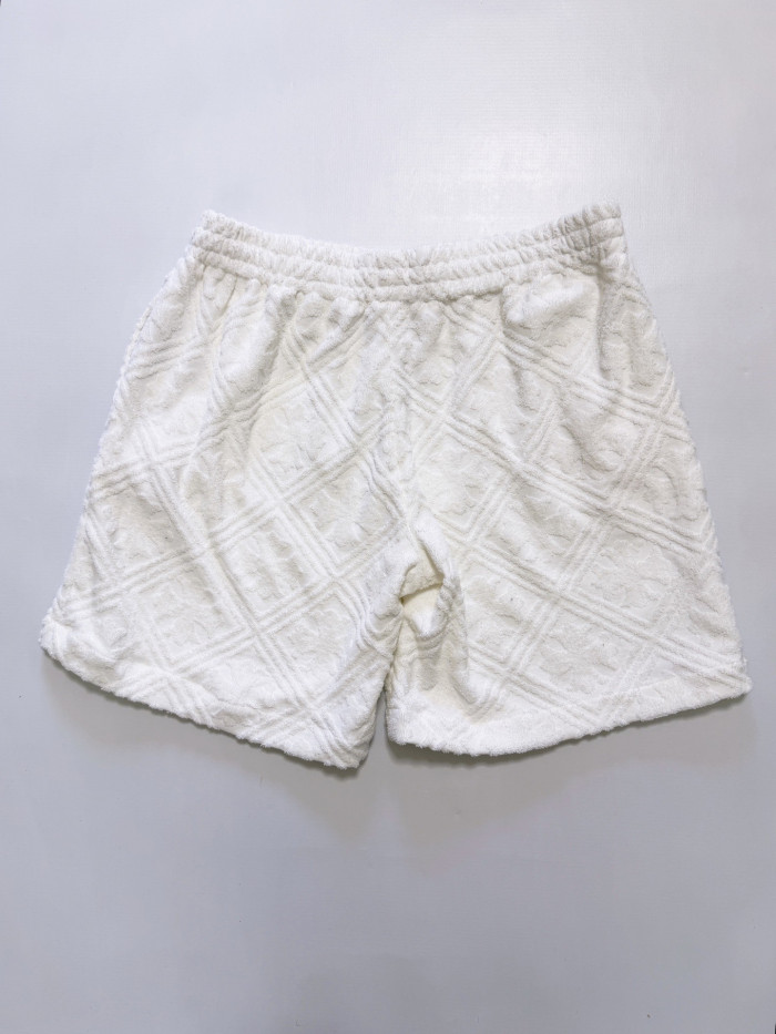 Chrome Hearts Cannes Cross Pattern Terry Elastic Casual Shorts #381940