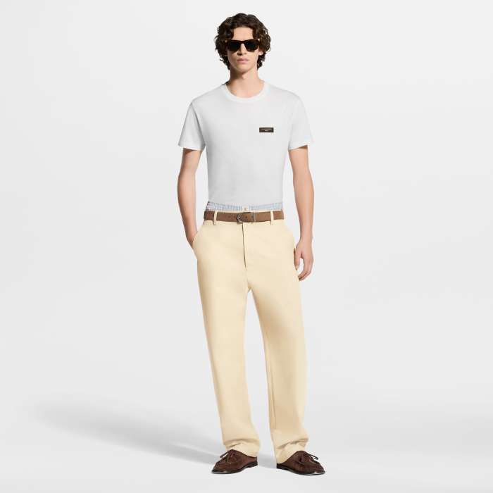 LOUIS VUITTON Slim Fit Signature T-Shirt #382028