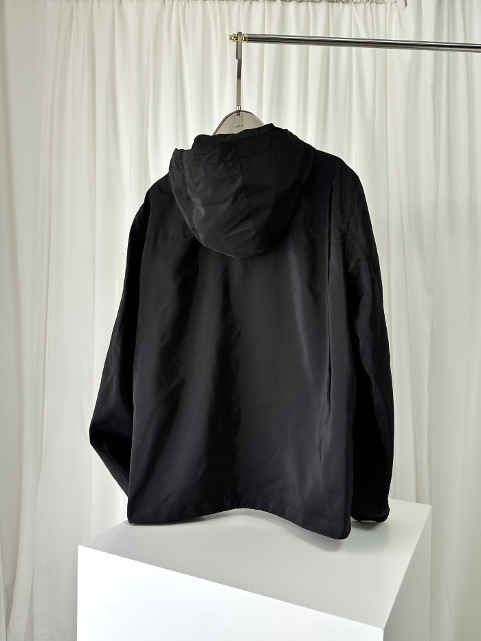 Prada Hooded Windbreaker Jacket #382087